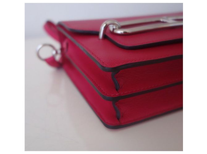 Hermès Hermes Mini Roulis Tasche Pink Pflaume - Ansicht 11