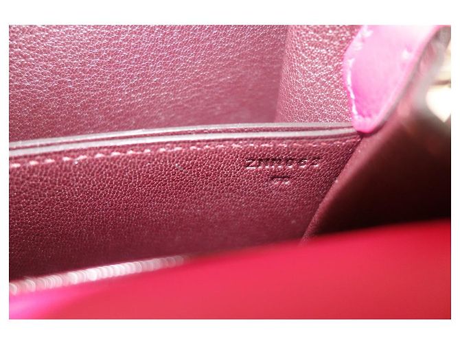 Hermès Hermes Mini Roulis Tasche Pink Pflaume - Ansicht 14