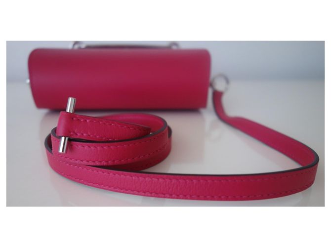 Hermès Hermes Mini Roulis Tasche Pink Pflaume - Ansicht 2