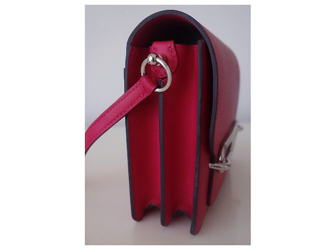 Hermès Hermes Mini Roulis Tasche Pink Pflaume - Ansicht 3