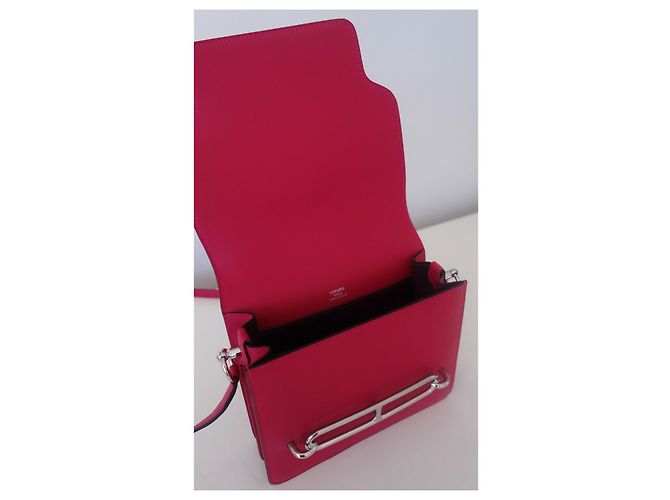 Hermès Hermes Mini Roulis Tasche Pink Pflaume - Ansicht 5