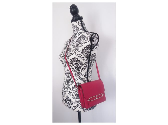 Hermès Hermes Mini Roulis Tasche Pink Pflaume - Ansicht 6