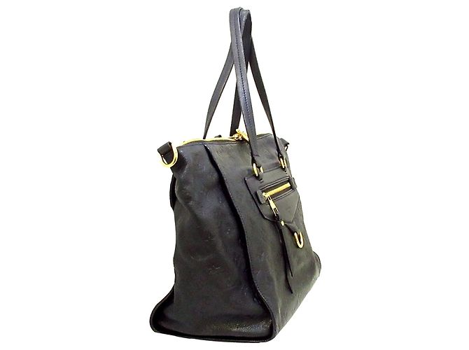 Louis Vuitton Nero Monogram Empreinte Lumineuse PM - vista 2