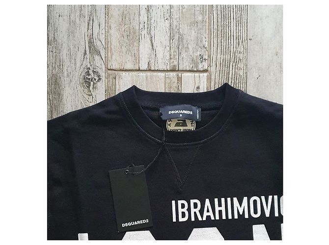 Dsquared2 Black Cotton Sweater Men S - view 2