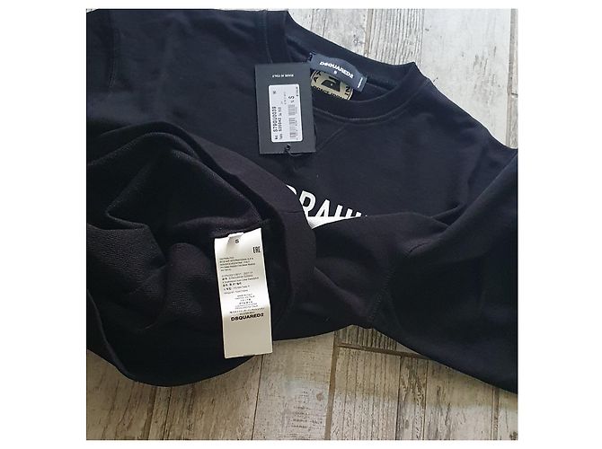 Dsquared2 Black Cotton Sweater Men S - view 3