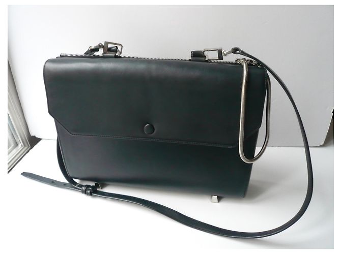 ALEXANDER WANG Borsa a tracolla in pelle nera CHASTITY SLING B.E Nero - vista 4