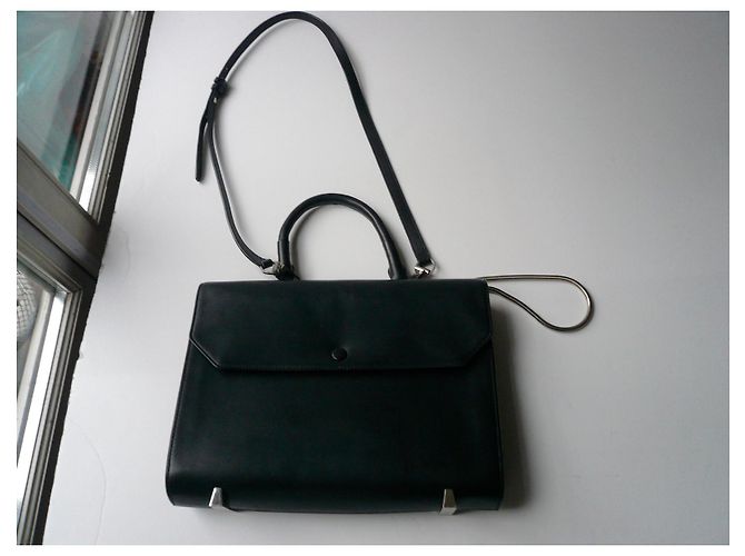 ALEXANDER WANG Borsa a tracolla in pelle nera CHASTITY SLING B.E Nero - vista 5