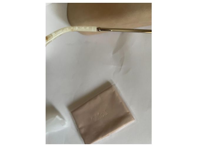 Occhiali da sole Chloé Carlina Twist Rosa Viola Metallo Porpora - vista 10