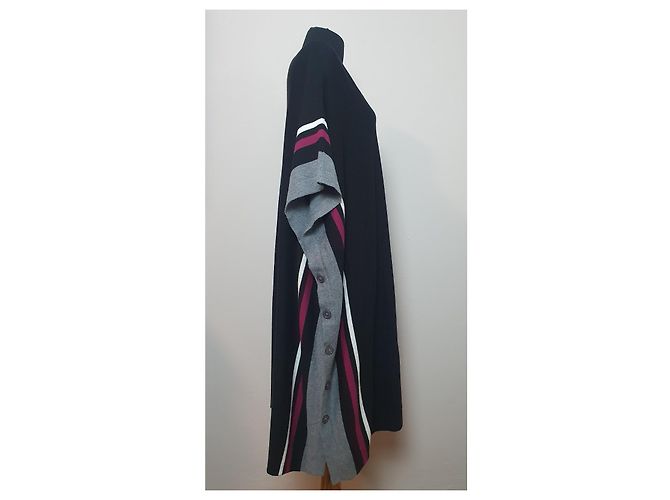 Poncho DKNY Multicor Algodão Viscose Nylon - vista 3