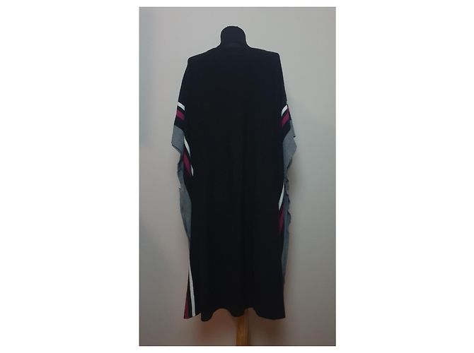 Poncho DKNY Multicor Algodão Viscose Nylon - vista 5