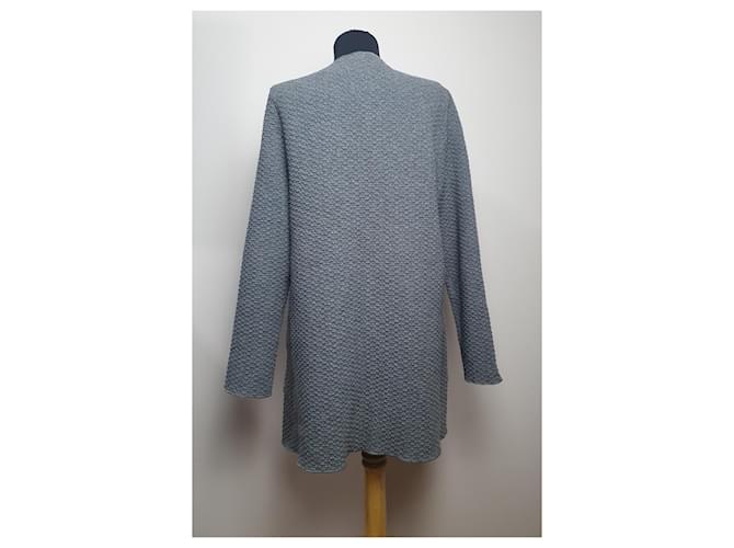 0039 Strickjacke Grau Wolle - Ansicht 3