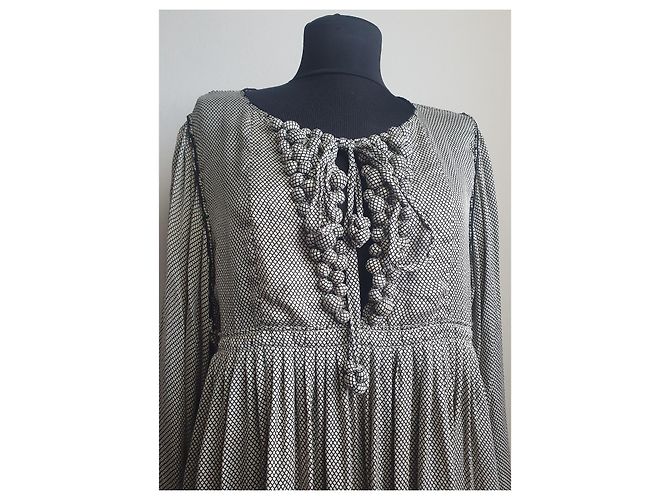 By Malene Birger Jessa Seidenkleid grau - Ansicht 2