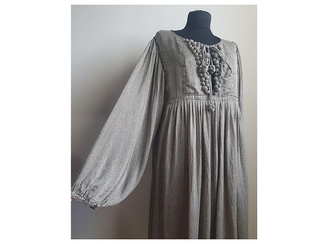 By Malene Birger Jessa Seidenkleid grau - Ansicht 3