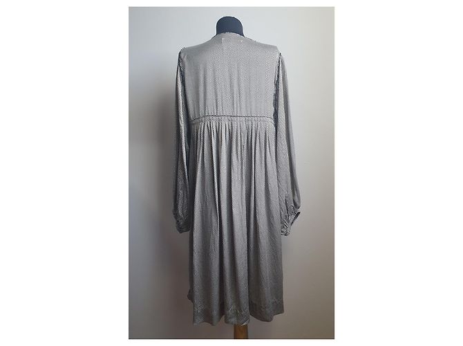 By Malene Birger Jessa Seidenkleid grau - Ansicht 5