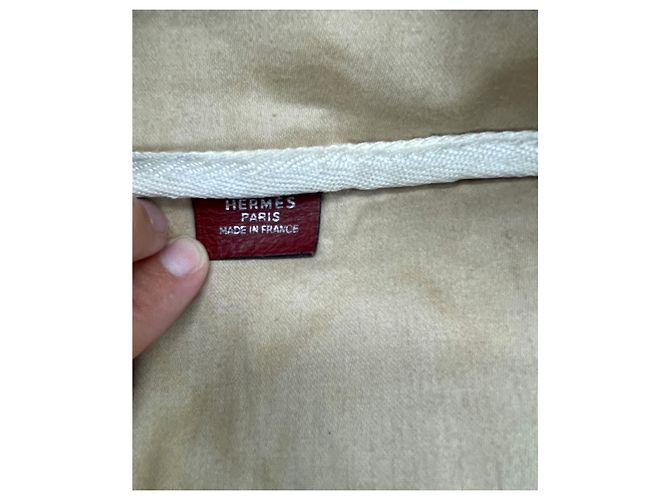 Hermès Borsa da viaggio grande Victoria 50 cm Bordò - vista 15