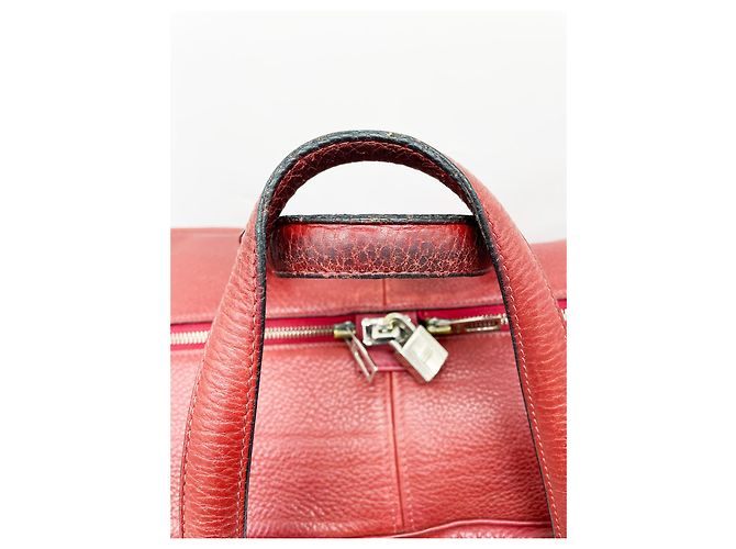 Hermès Borsa da viaggio grande Victoria 50 cm Bordò - vista 3