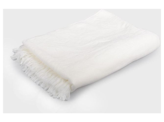 Chanel Borsa da spiaggia in spugna con la coperta Bianco - vista 4