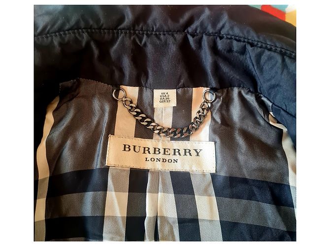 Giacca aderente Burberry nera Nero - vista 2