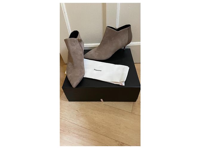 Botines Repetto de cuero taupe 39 - vista 2