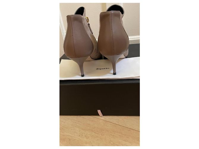 Botines Repetto de cuero taupe 39 - vista 7