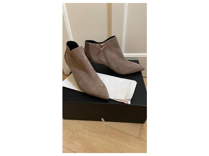 Botines Repetto de cuero taupe 39 - vista 9