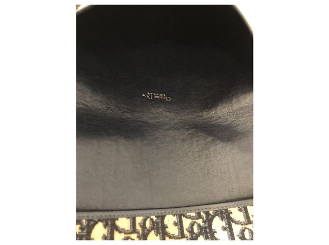 Pochette Dior Blu Navy in Tessuto - vista 4