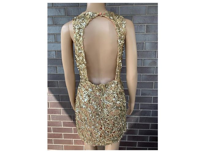 Autre Marque X by NBD Minikleid Gold Golden - Ansicht 3