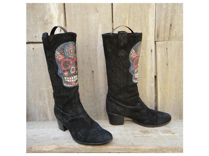 Autre Marque Fauzian Jugendstiefel p 38,5 Schwarz - Ansicht 2