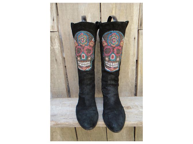 Autre Marque Fauzian Jugendstiefel p 38,5 Schwarz - Ansicht 3
