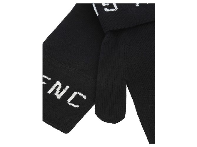 Givenchy Guantes de lana con logo - vista 2