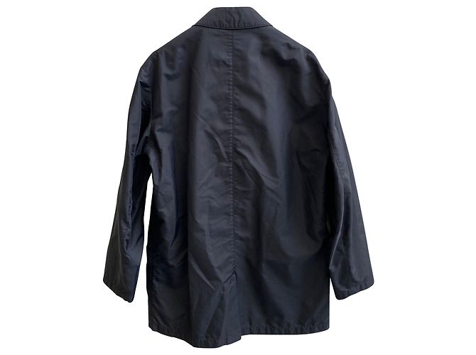 Hugo Boss Candon Overcoat in Black Cotton - view 2