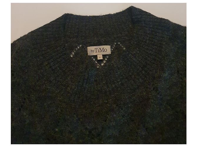 Autre Marque Suéter oversize de lã cinza By Timo - vista 6