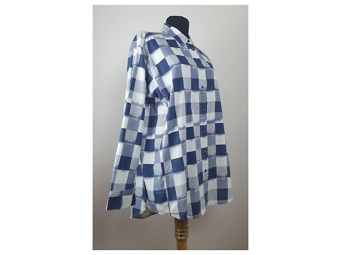 Camisa Madewell de algodón azul - vista 3