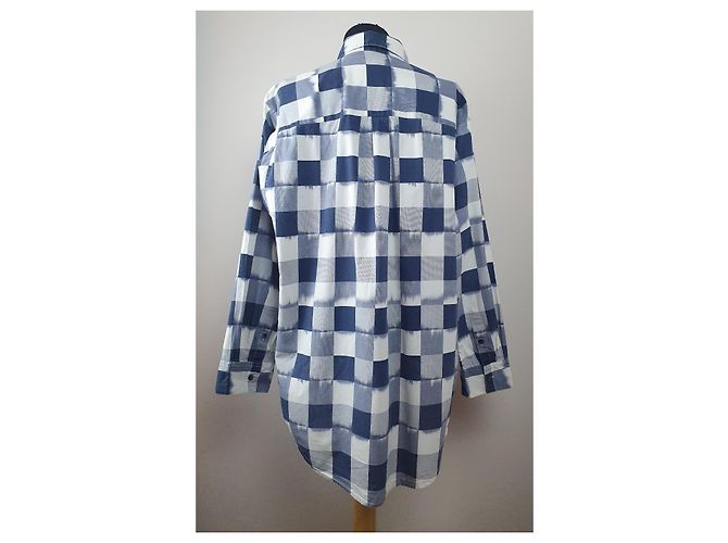 Camisa Madewell de algodón azul - vista 4