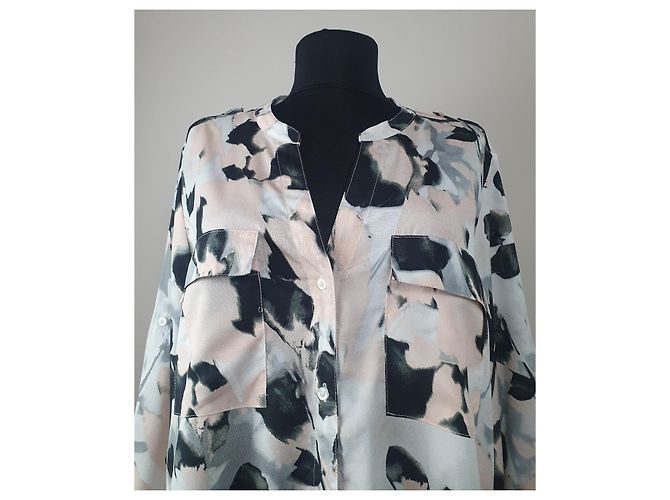 Camicetta Calvin Klein Multicolore Poliestere L - vista 2