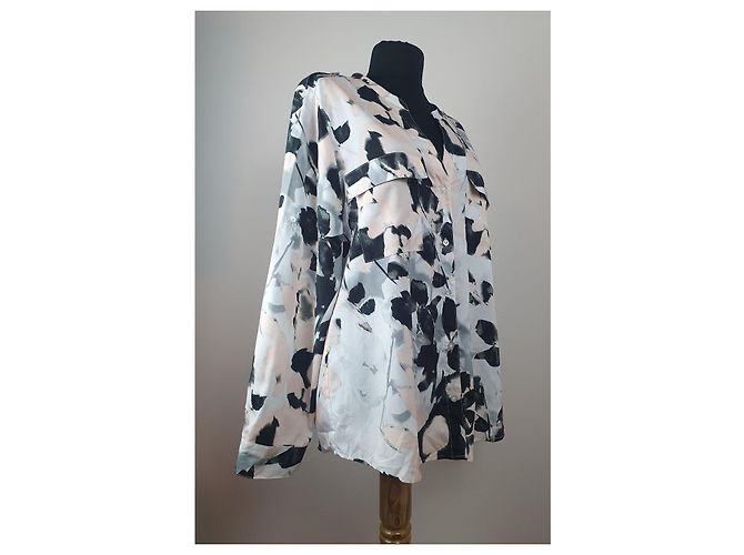 Camicetta Calvin Klein Multicolore Poliestere L - vista 3