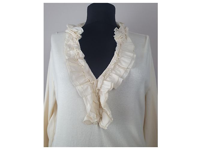Blusa Ralph Lauren de algodón beige - vista 2
