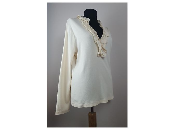 Blusa Ralph Lauren de algodón beige - vista 3