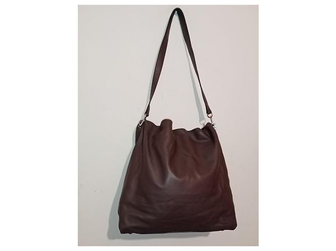 Borsa a mano Louis Vuitton Pelle Ebano Viola Scuro - vista 3