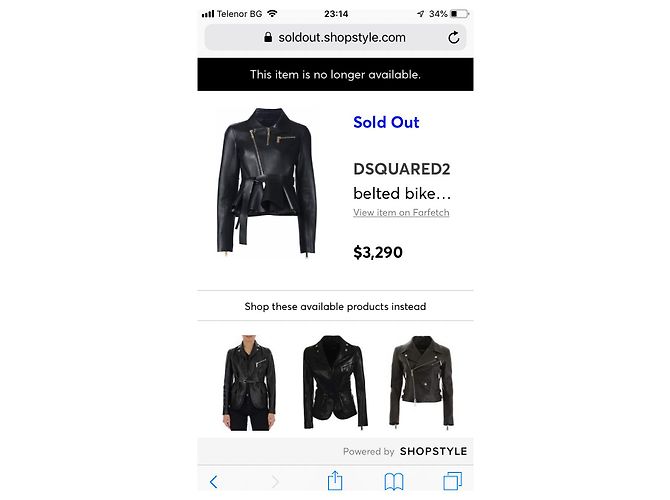 Dsquared2 Godet Hem Belted Leather Biker Jacket Silver Metallic - view 10