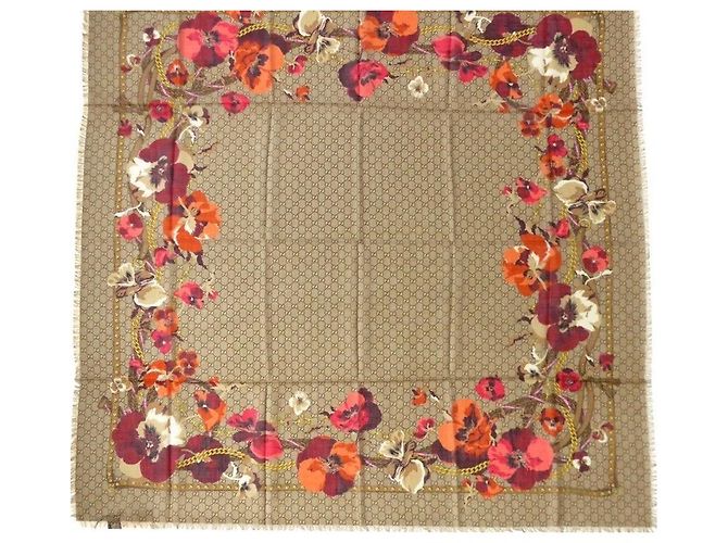 gucci bloom scarf new - vista 2