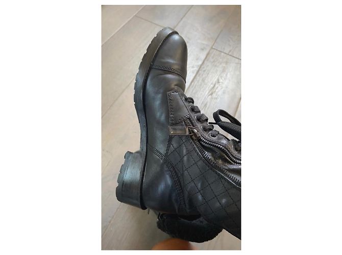 Cambon botas forradas chanel Negro - vista 10