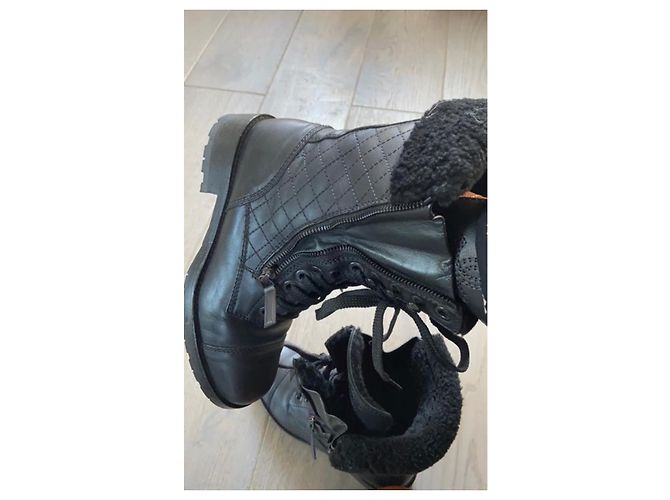 Cambon botas forradas chanel Negro - vista 11
