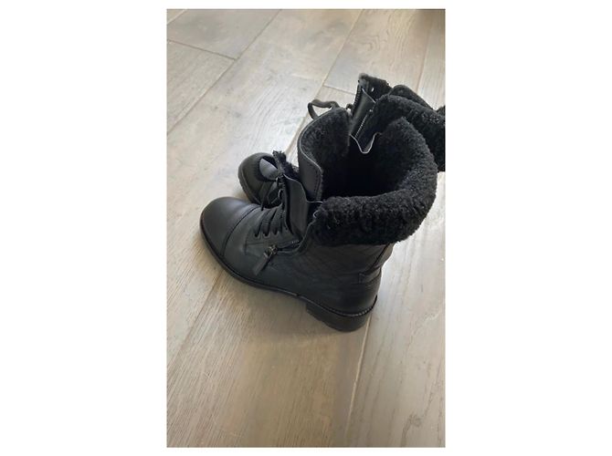 Cambon botas forradas chanel Negro - vista 2