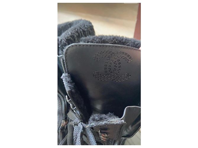 Cambon botas forradas chanel Negro - vista 4