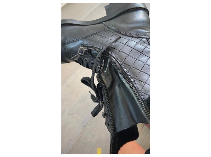 Cambon botas forradas chanel Negro - vista 6