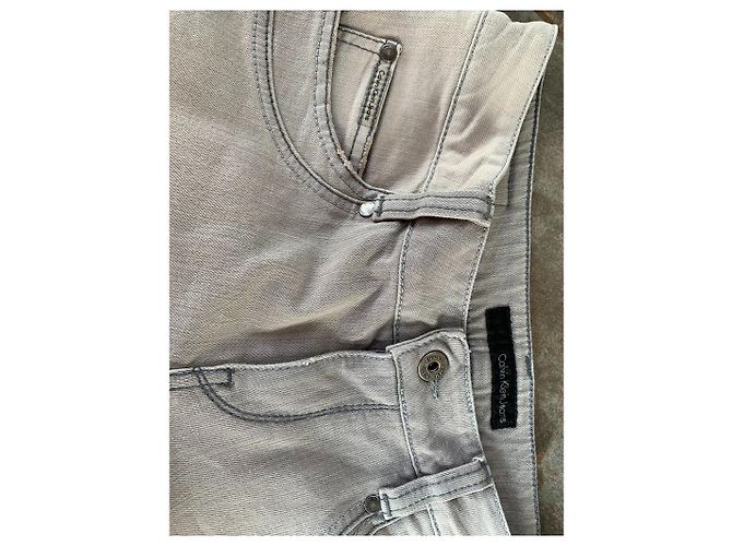 Shorts vaqueros Calvin Klein Jeans Gris - vista 2