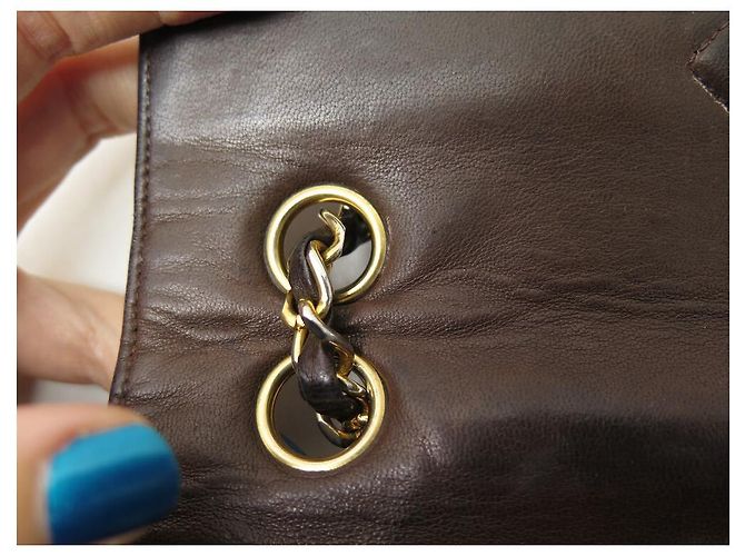 Chanel TIMELESS / CLASSICA BORSA A MANO IN COCCODRILLO Marrone - vista 10