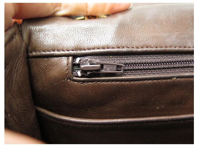 Chanel TIMELESS / CLASSICA BORSA A MANO IN COCCODRILLO Marrone - vista 4