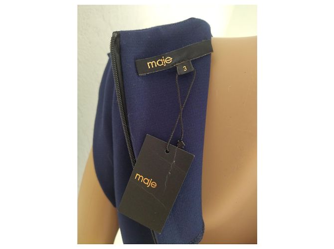 Abito Maje H12SOPRACCIGLIO185 Blu Navy e Nero - vista 11